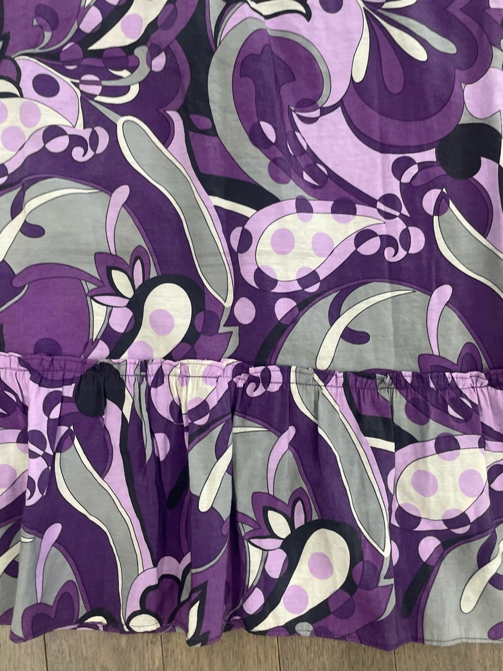 Guess Purple Floral Tie-Front Slip Dress F🔥 - Size Medium - Picture 6 of 15